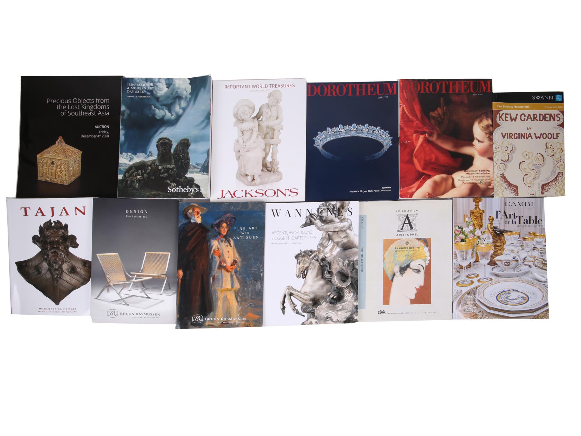 COLLECTION OF ART MAGAZINES AND AUCTION CATALOGS PIC-0